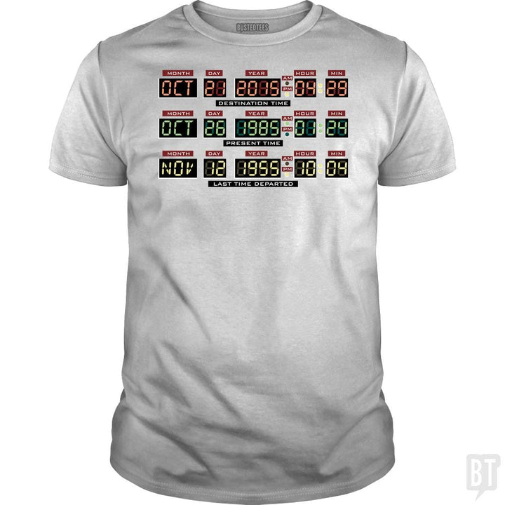 SunFrog-Busted BustedTees Classic Guys / Unisex Tee / White / S Delorean Dashboard