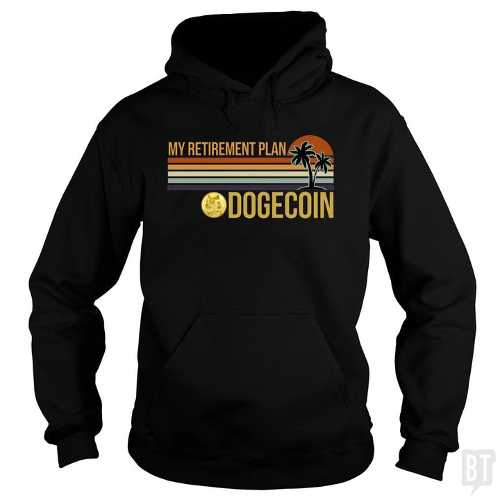 SunFrog-Busted BustedTees Hoodie / Black / S DOGE Retirement Plan