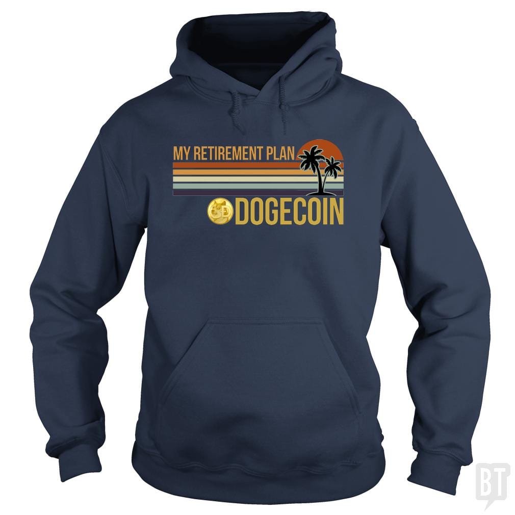 SunFrog-Busted BustedTees Hoodie / Navy Blue / S DOGE Retirement Plan
