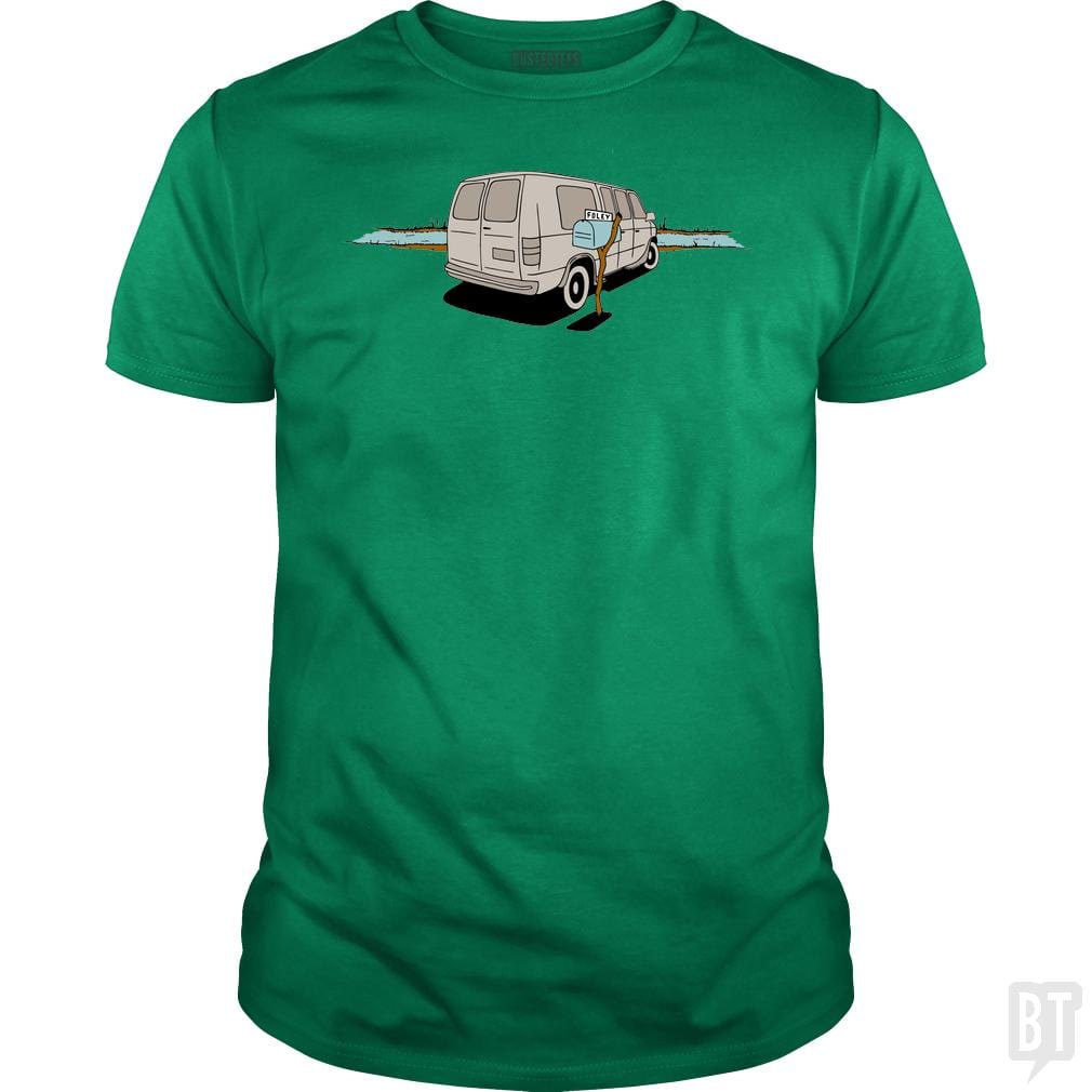 SunFrog-Busted BustedTees Classic Guys / Unisex Tee / Irish Green / S Down by the River