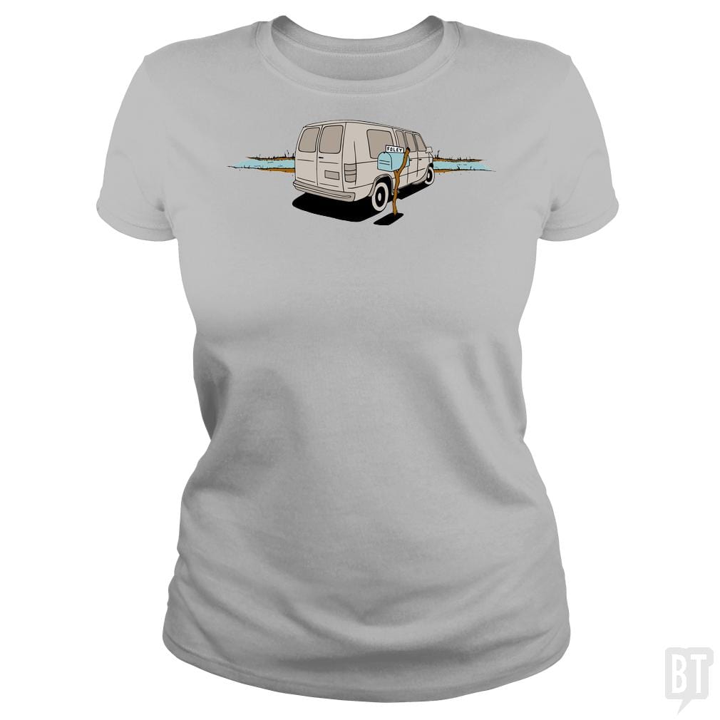 SunFrog-Busted BustedTees Classic Ladies Tee / Sport Grey / S Down by the River