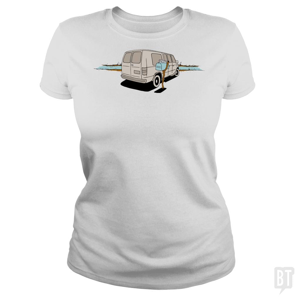 SunFrog-Busted BustedTees Classic Ladies Tee / White / S Down by the River