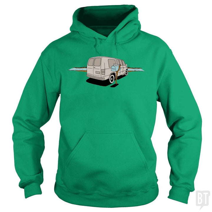SunFrog-Busted BustedTees Hoodie / Irish Green / S Down by the River