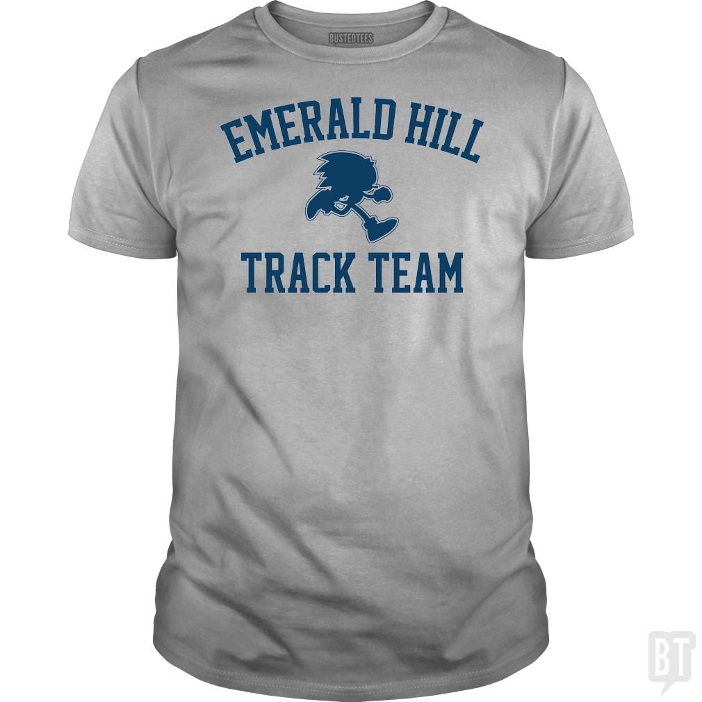 SunFrog-Busted BustedTees Classic Guys / Unisex Tee / Sport Grey / S Emerald Hill Track Team