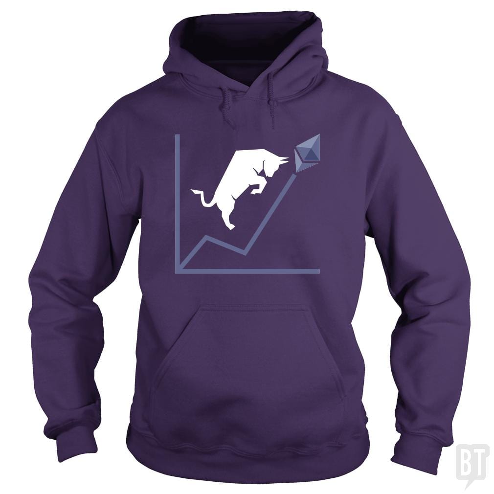 SunFrog-Busted BustedTees Hoodie / Purple / S ETH Bull Run