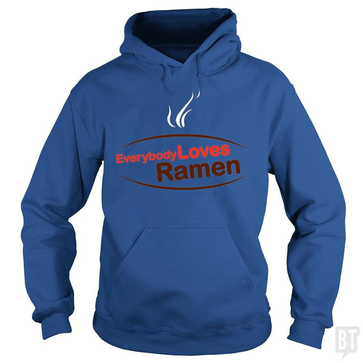 SunFrog-Busted BustedTees Hoodie / Royal Blue / S Everybody Loves Ramen