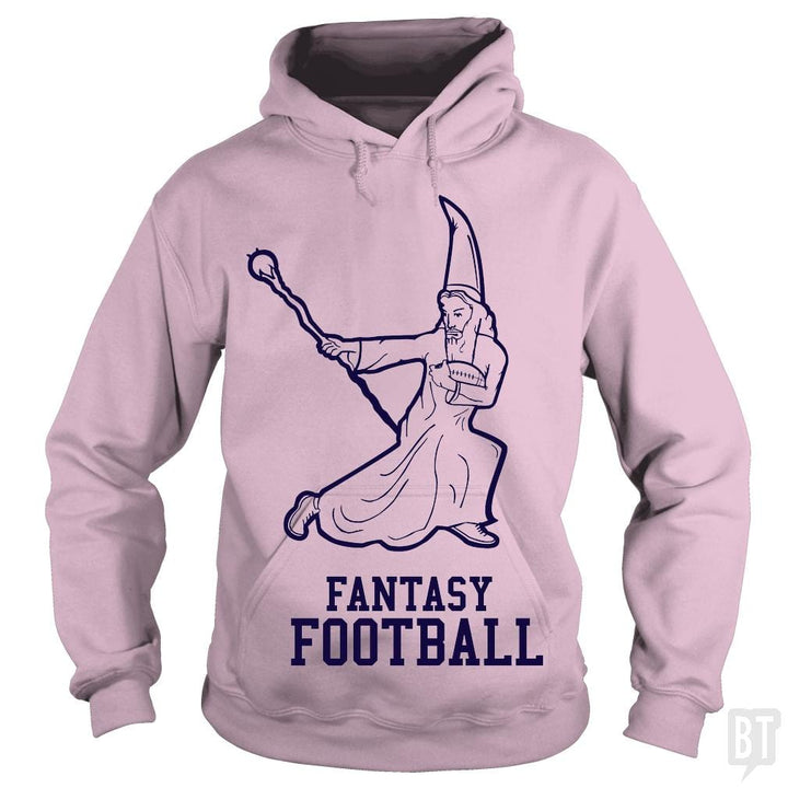 SunFrog-Busted BustedTees Hoodie / Light Pink / S Fantasy Football