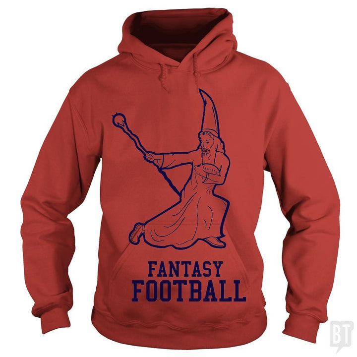 SunFrog-Busted BustedTees Hoodie / Red / S Fantasy Football