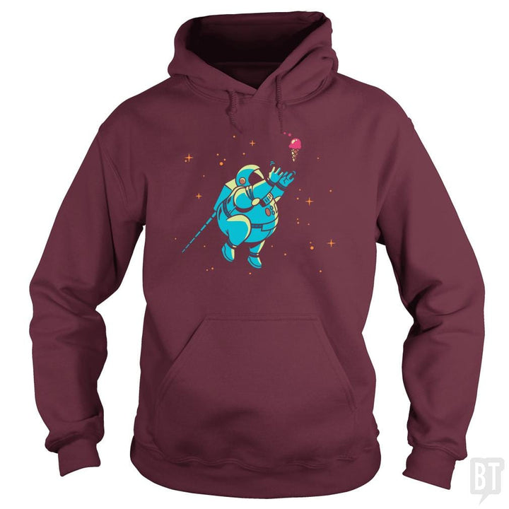SunFrog-Busted BustedTees Hoodie / Maroon / S Fatstronaut