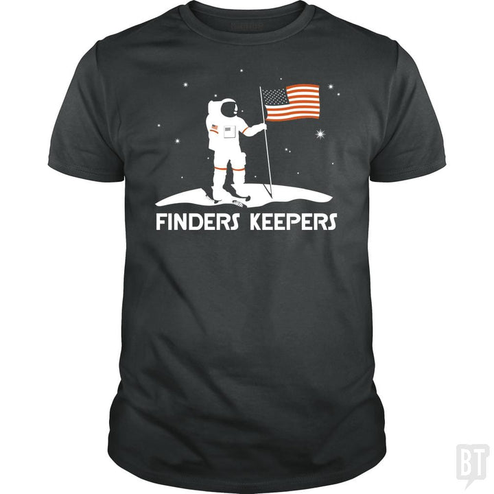 SunFrog-Busted BustedTees Classic Guys / Unisex Tee / Dark Heather / S Finders Keepers
