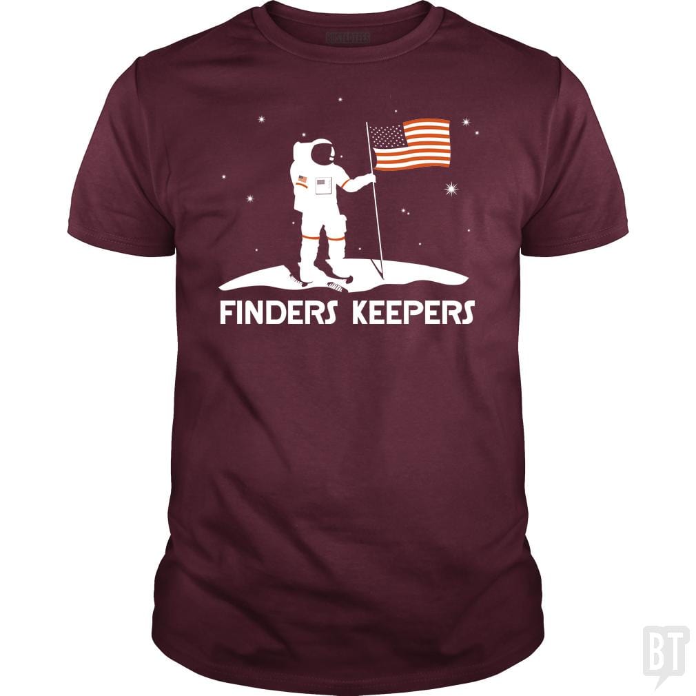 SunFrog-Busted BustedTees Classic Guys / Unisex Tee / Maroon / S Finders Keepers