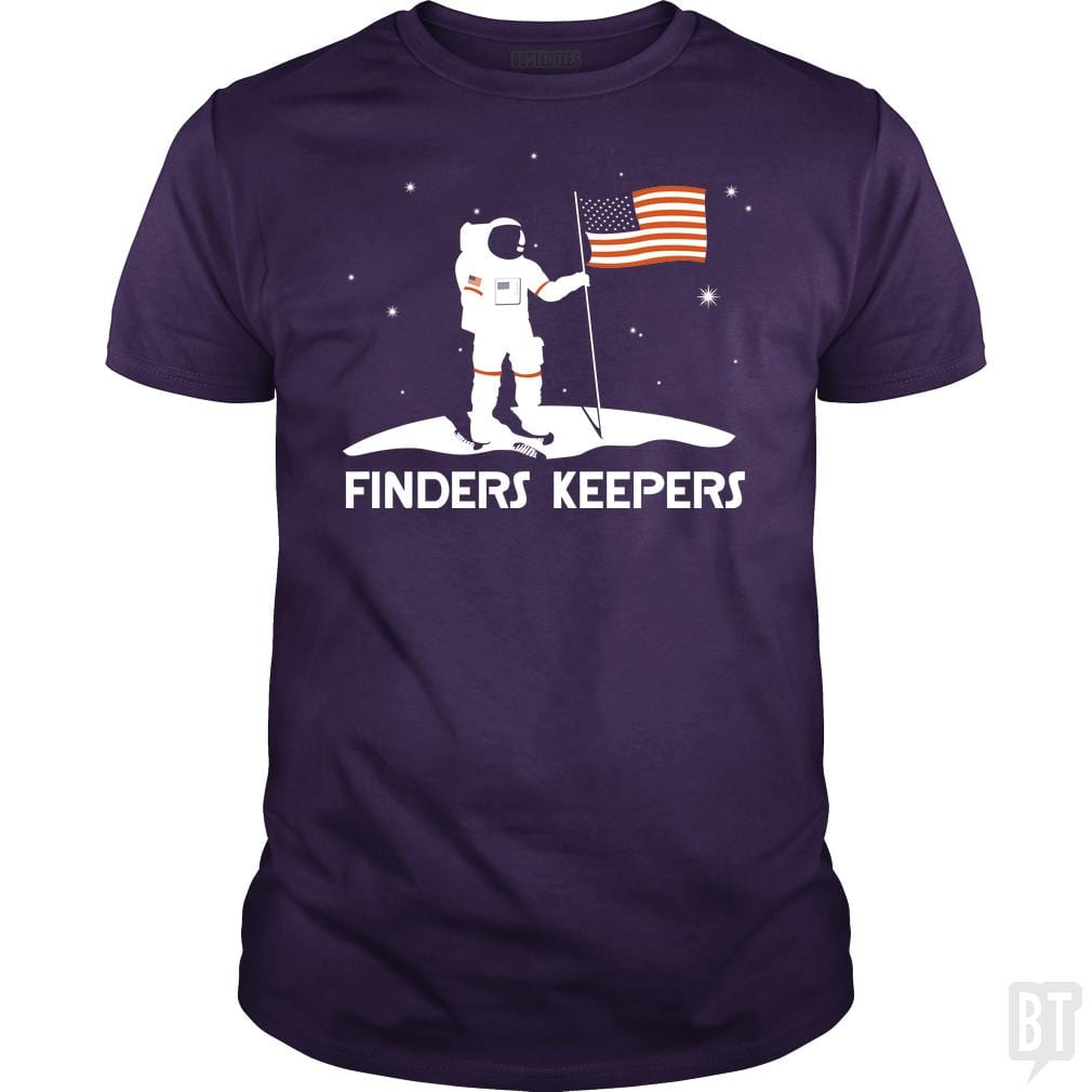 SunFrog-Busted BustedTees Classic Guys / Unisex Tee / Purple / S Finders Keepers