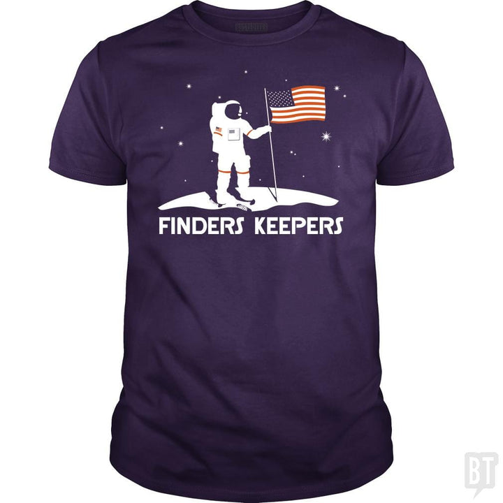 SunFrog-Busted BustedTees Classic Guys / Unisex Tee / Purple / S Finders Keepers