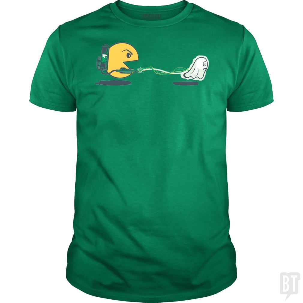 SunFrog-Busted BustedTees Classic Guys / Unisex Tee / Irish Green / S Ghost Catcher