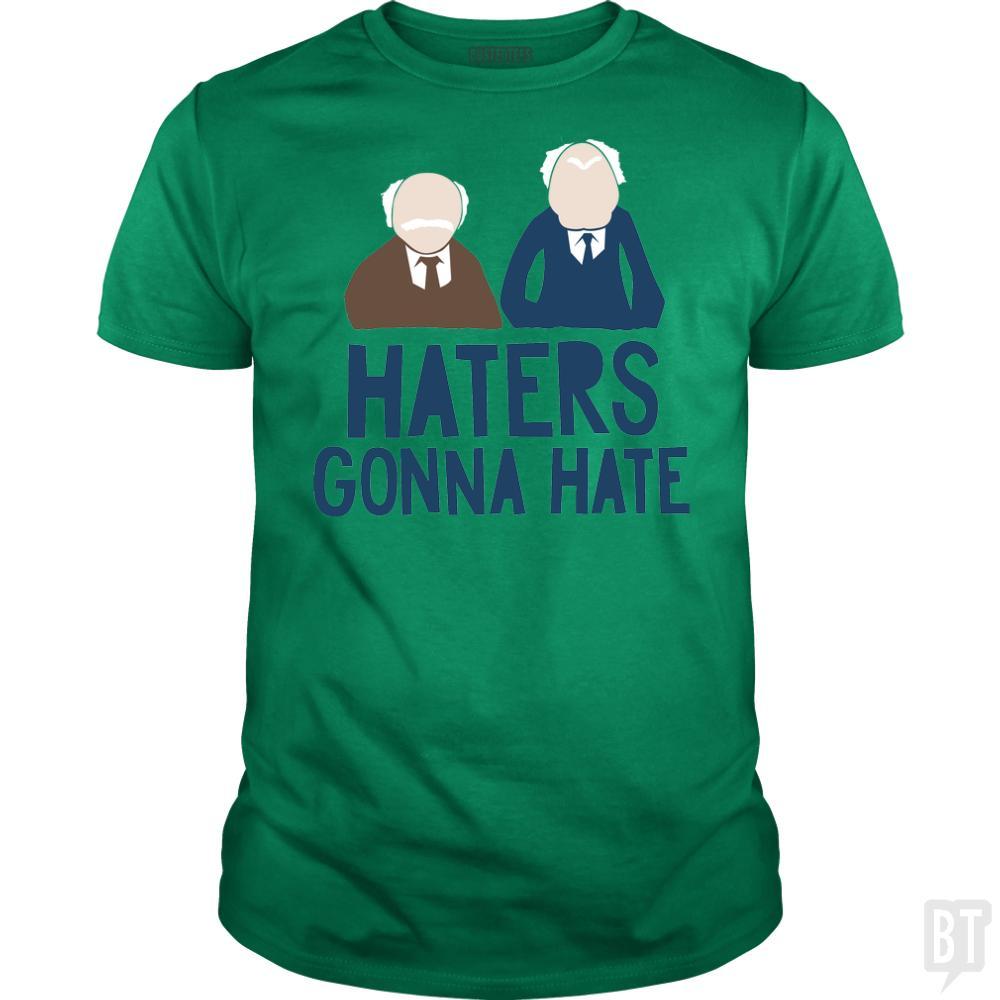 SunFrog-Busted BustedTees Classic Guys / Unisex Tee / Irish Green / S Haters Gonna Hate