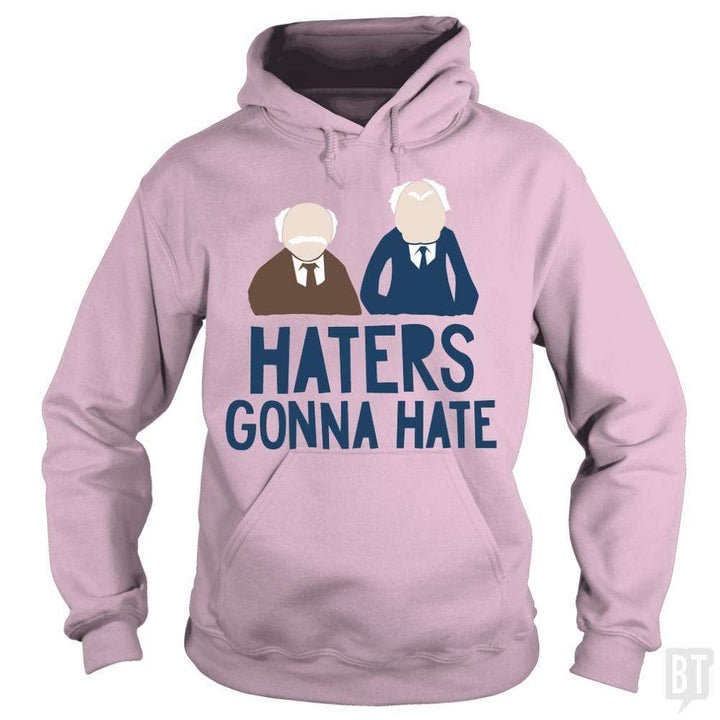 SunFrog-Busted BustedTees Hoodie / Light Pink / S Haters Gonna Hate