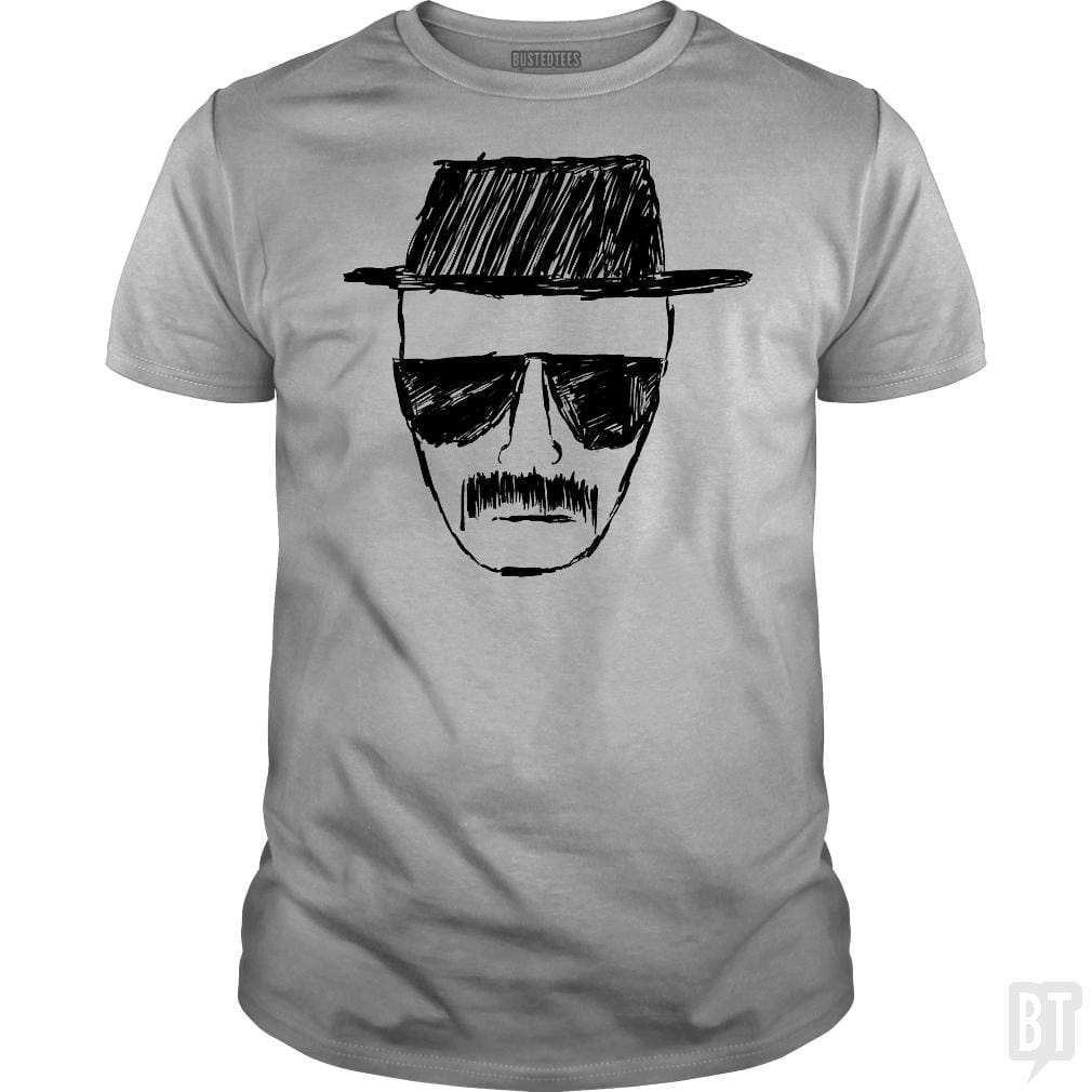 SunFrog-Busted BustedTees Classic Guys / Unisex Tee / Sport Grey / S Heisenberg