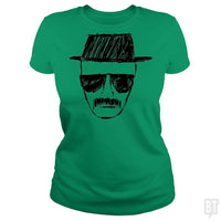 Load image into Gallery viewer, SunFrog-Busted BustedTees Classic Ladies Tee / Irish Green / S Heisenberg
