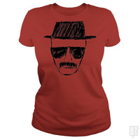 Load image into Gallery viewer, SunFrog-Busted BustedTees Classic Ladies Tee / Red / S Heisenberg
