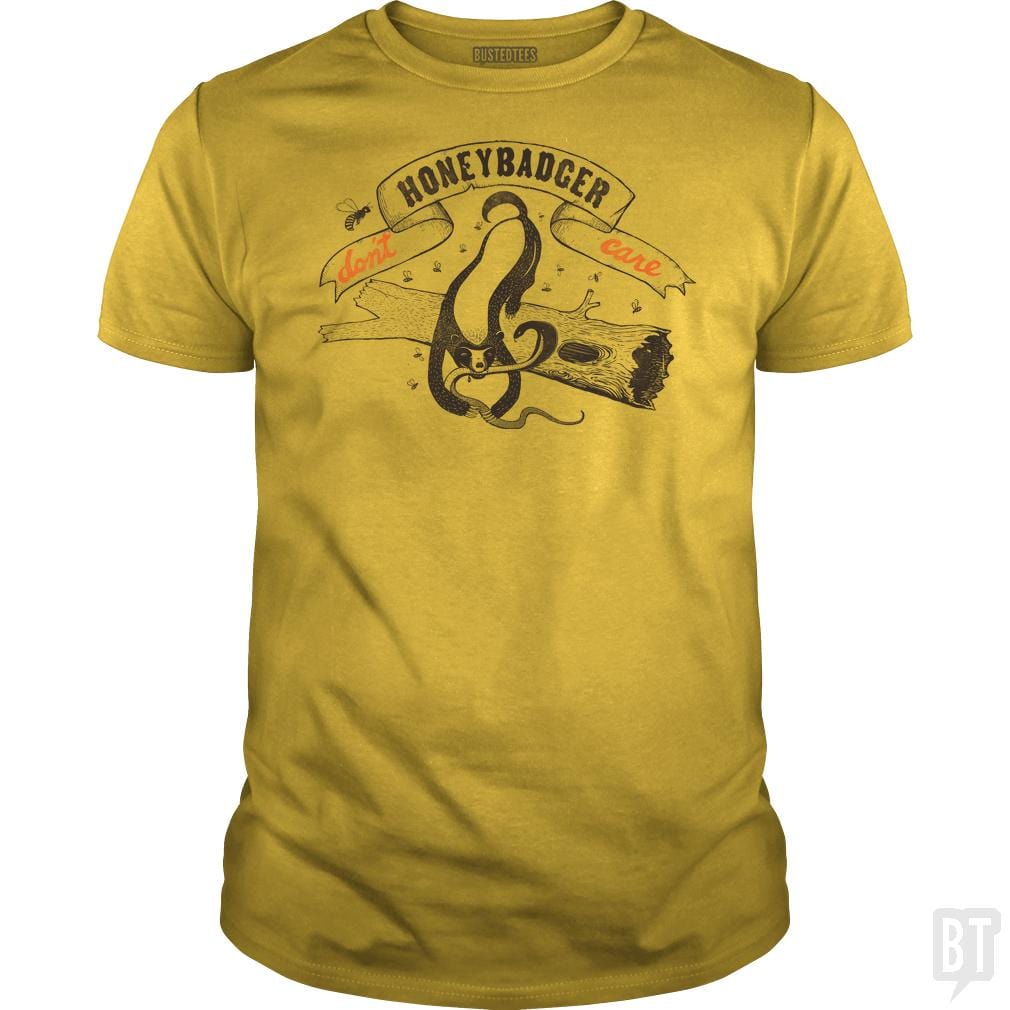 SunFrog-Busted BustedTees Classic Guys / Unisex Tee / Daisy / S Honey Badger