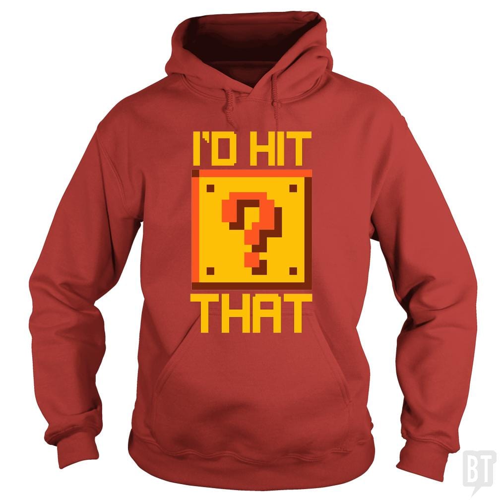 SunFrog-Busted BustedTees Hoodie / Red / S I'd Hit That
