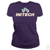 Load image into Gallery viewer, SunFrog-Busted BustedTees Classic Ladies Tee / Purple / S Initech

