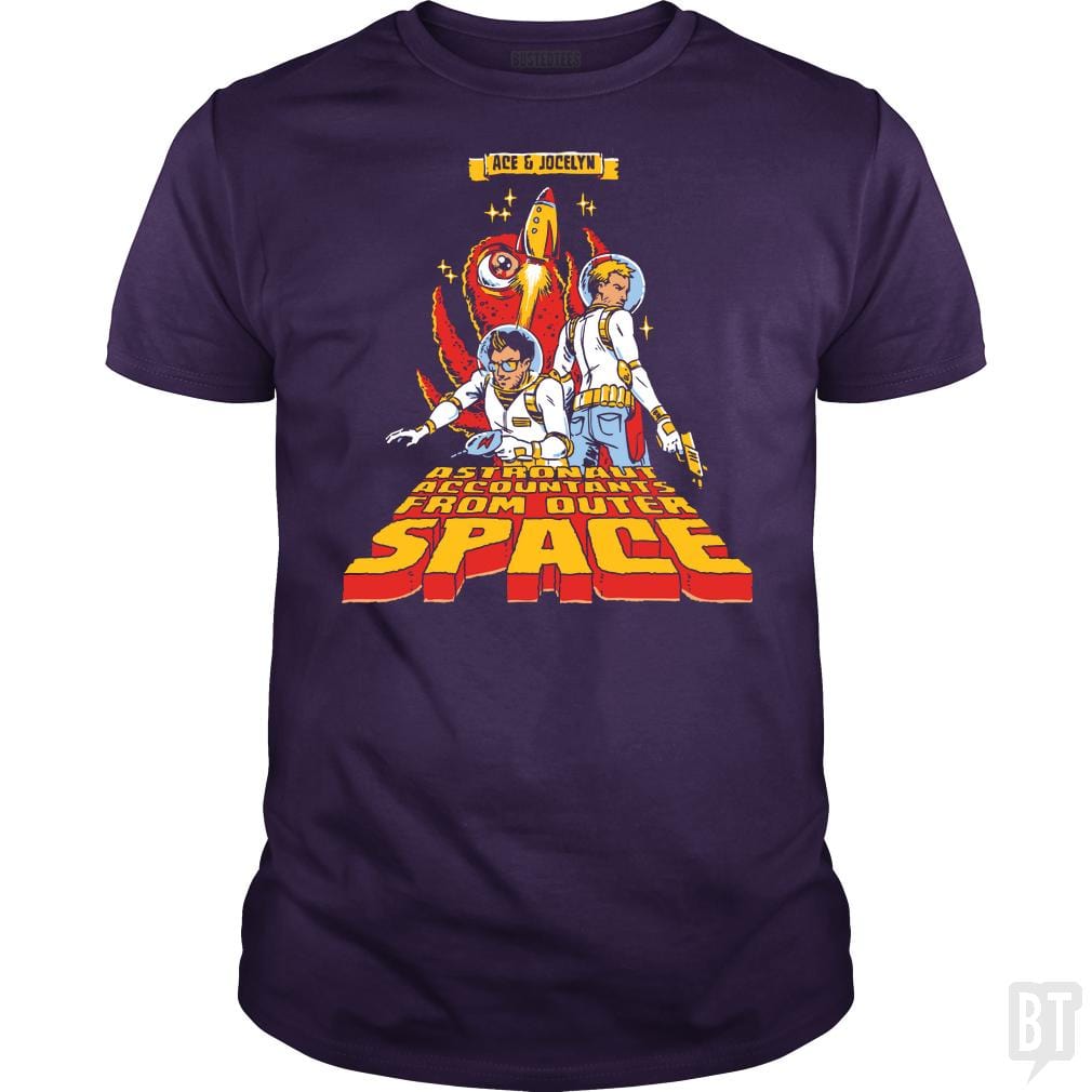 SunFrog-Busted BustedTees Classic Guys / Unisex Tee / Purple / S Jake and Amir: Ace and Jocelyn
