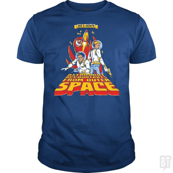 SunFrog-Busted BustedTees Classic Guys / Unisex Tee / Royal Blue / S Jake and Amir: Ace and Jocelyn