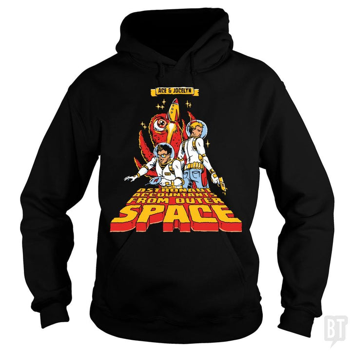SunFrog-Busted BustedTees Hoodie / Black / S Jake and Amir: Ace and Jocelyn