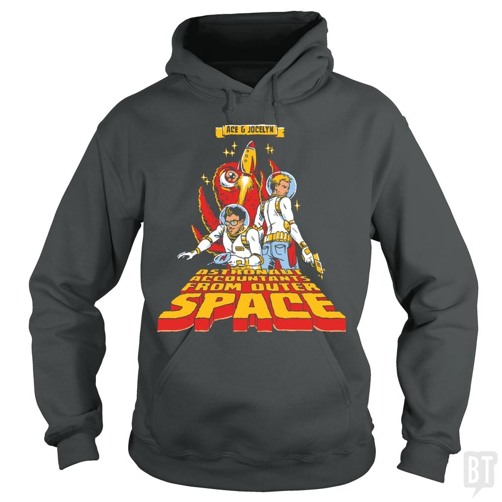 SunFrog-Busted BustedTees Hoodie / Dark Heather / S Jake and Amir: Ace and Jocelyn