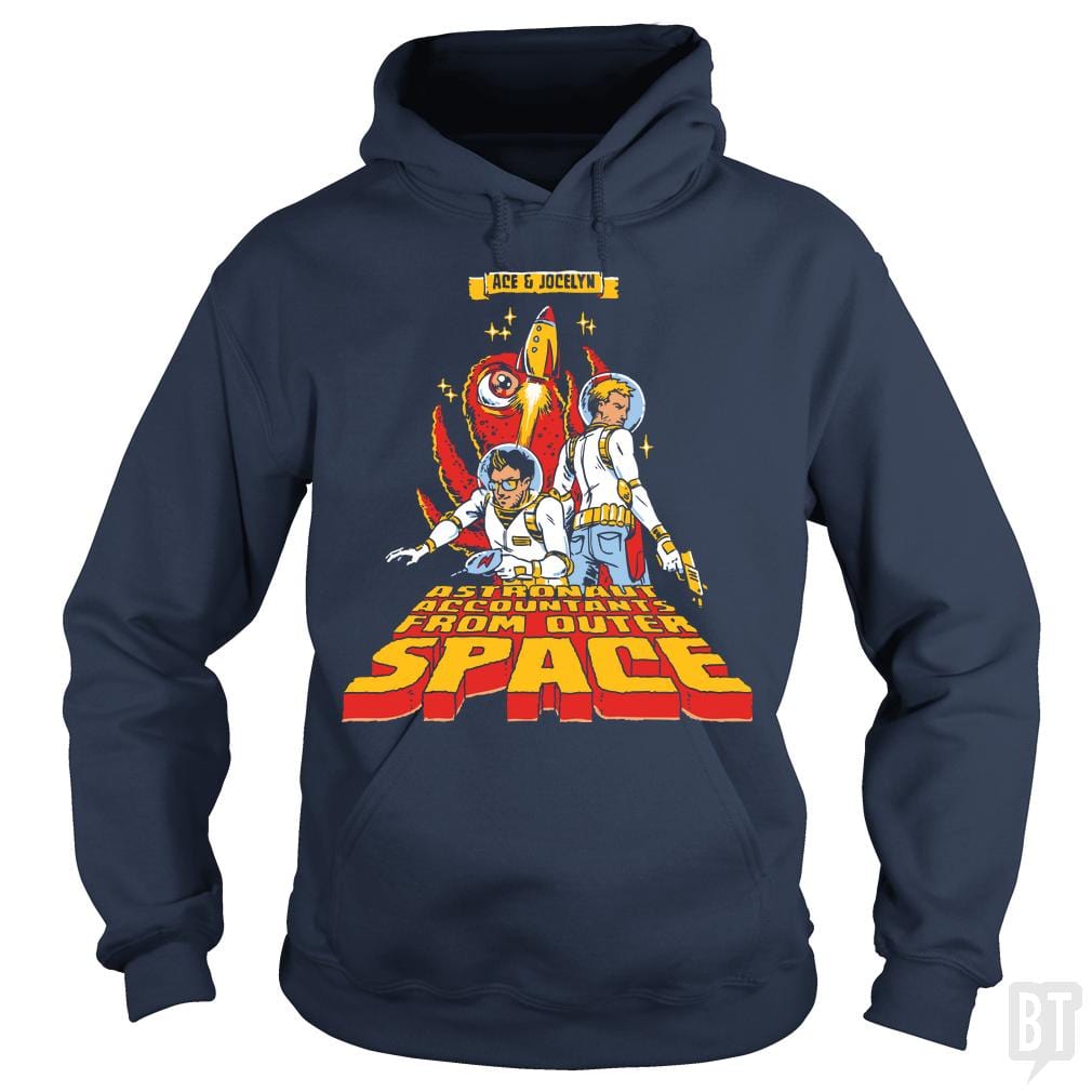SunFrog-Busted BustedTees Hoodie / Navy Blue / S Jake and Amir: Ace and Jocelyn