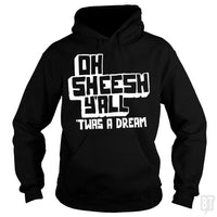 Load image into Gallery viewer, SunFrog-Busted BustedTees Hoodie / Black / S Jake and Amir: Oh Sheesh Y&#39;all
