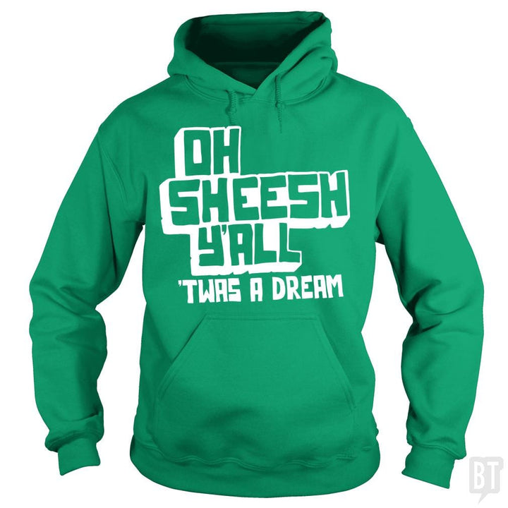 SunFrog-Busted BustedTees Hoodie / Irish Green / S Jake and Amir: Oh Sheesh Y'all