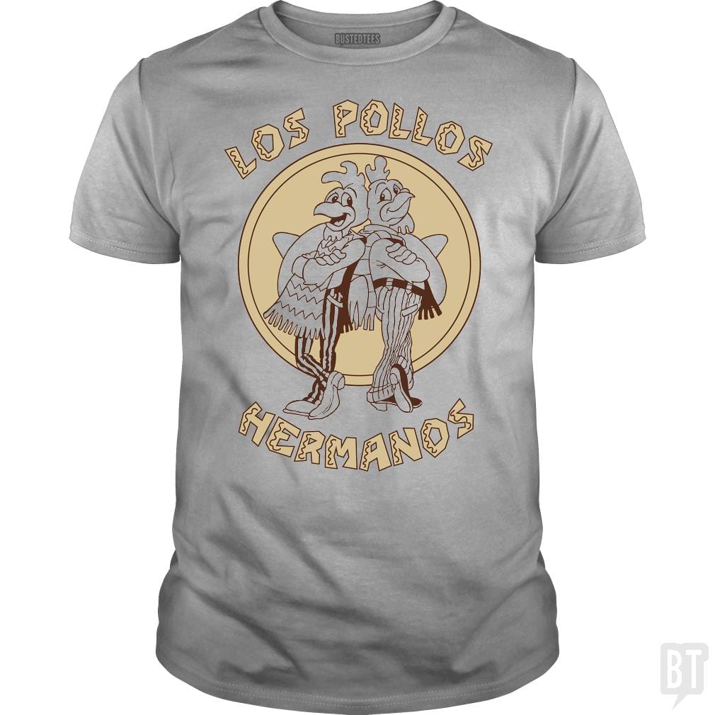 SunFrog-Busted BustedTees Classic Guys / Unisex Tee / Sport Grey / S Los Pollos Hermanos