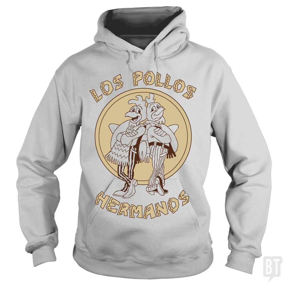 SunFrog-Busted BustedTees Hoodie / Sport Grey / S Los Pollos Hermanos