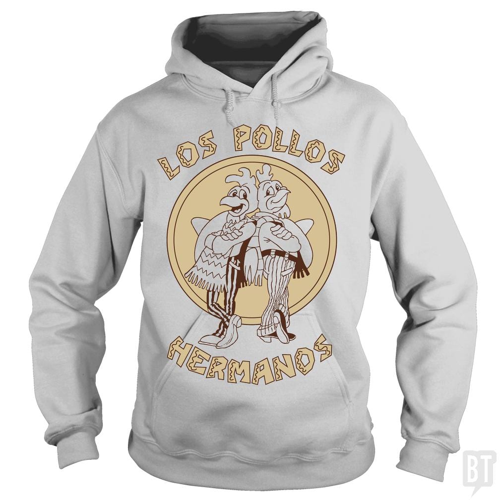 SunFrog-Busted BustedTees Hoodie / Sport Grey / S Los Pollos Hermanos