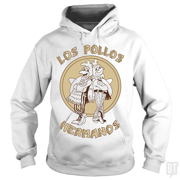 SunFrog-Busted BustedTees Hoodie / White / S Los Pollos Hermanos