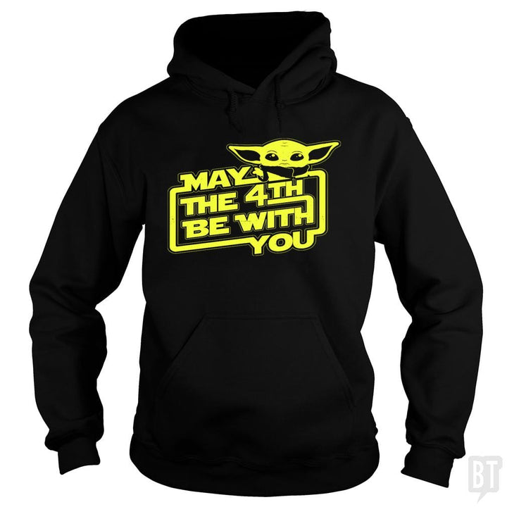 SunFrog-Busted BustedTees Hoodie / Black / S May The 4th Be With You!