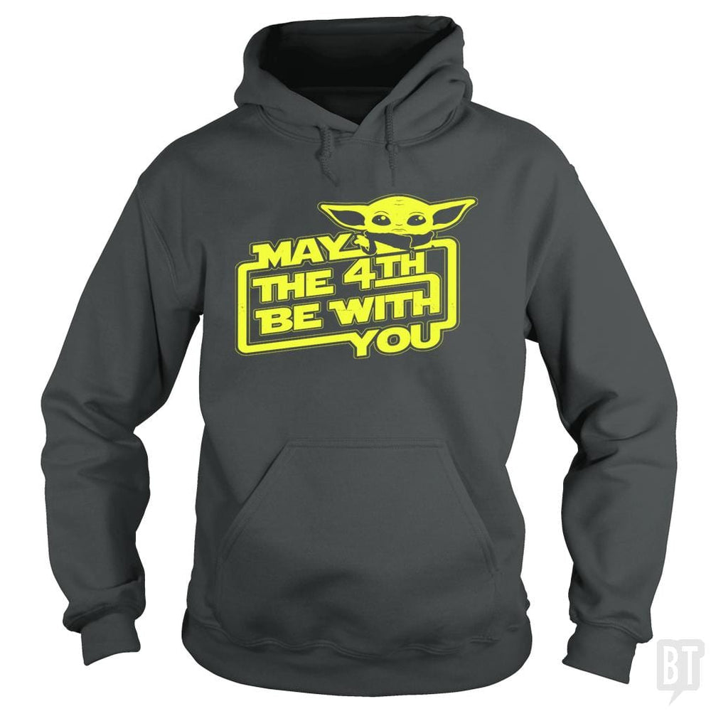 SunFrog-Busted BustedTees Hoodie / Dark Heather / S May The 4th Be With You!
