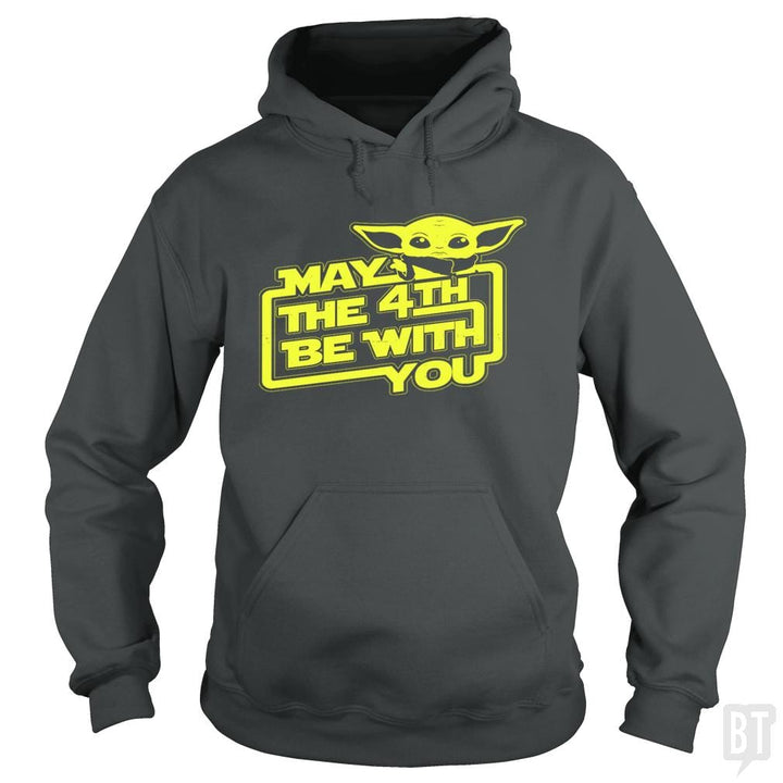 SunFrog-Busted BustedTees Hoodie / Dark Heather / S May The 4th Be With You!