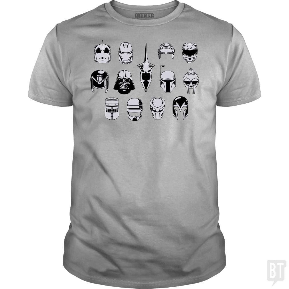 SunFrog-Busted BustedTees Classic Guys / Unisex Tee / Sport Grey / S Movie Helmets