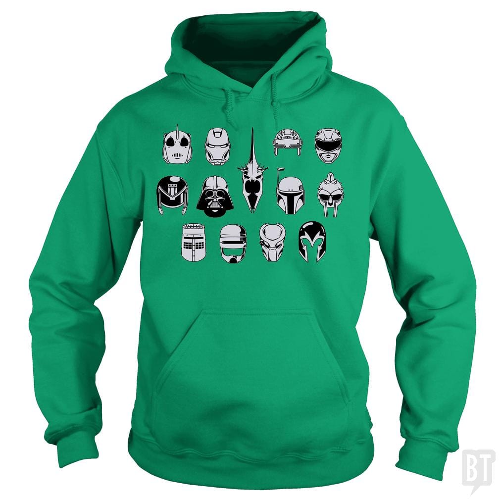 SunFrog-Busted BustedTees Hoodie / Irish Green / S Movie Helmets