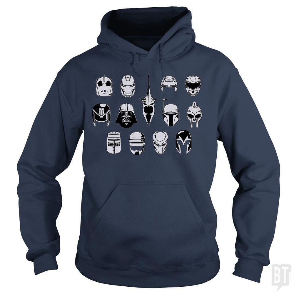 SunFrog-Busted BustedTees Hoodie / Navy Blue / S Movie Helmets