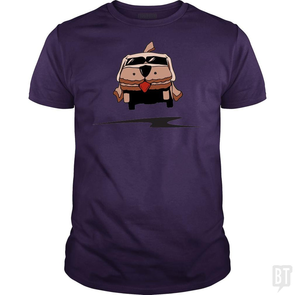 SunFrog-Busted BustedTees Classic Guys / Unisex Tee / Purple / S Mutt Cutts