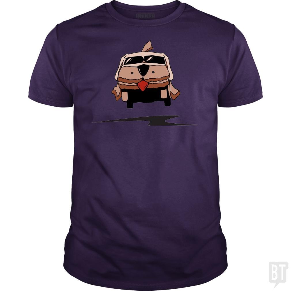 SunFrog-Busted BustedTees Classic Guys / Unisex Tee / Purple / S Mutt Cutts