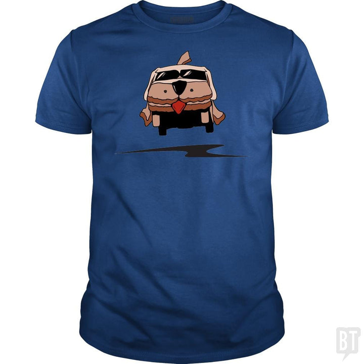 SunFrog-Busted BustedTees Classic Guys / Unisex Tee / Royal Blue / S Mutt Cutts