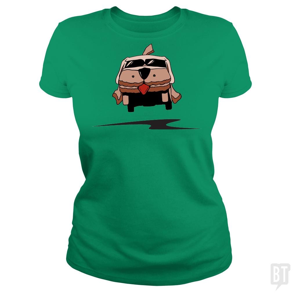 SunFrog-Busted BustedTees Classic Ladies Tee / Irish Green / S Mutt Cutts