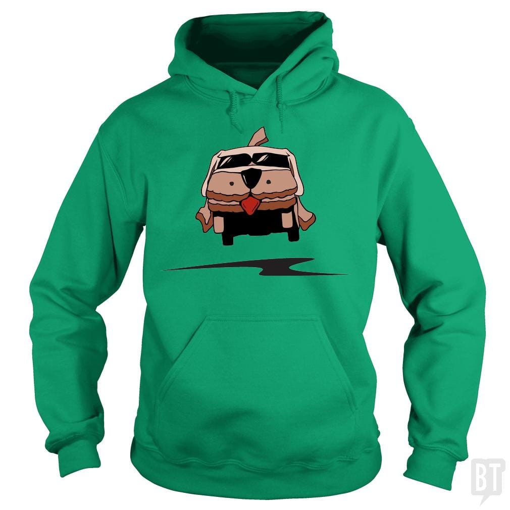 SunFrog-Busted BustedTees Hoodie / Irish Green / S Mutt Cutts