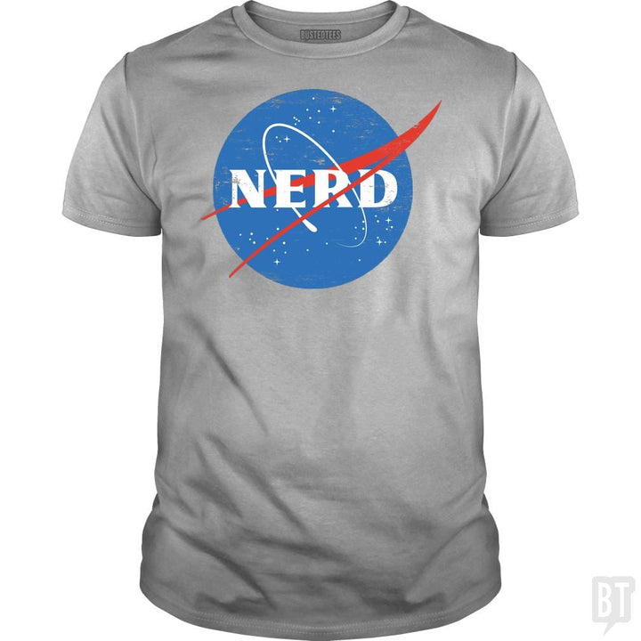 SunFrog-Busted BustedTees Classic Guys / Unisex Tee / Sport Grey / S Nerd