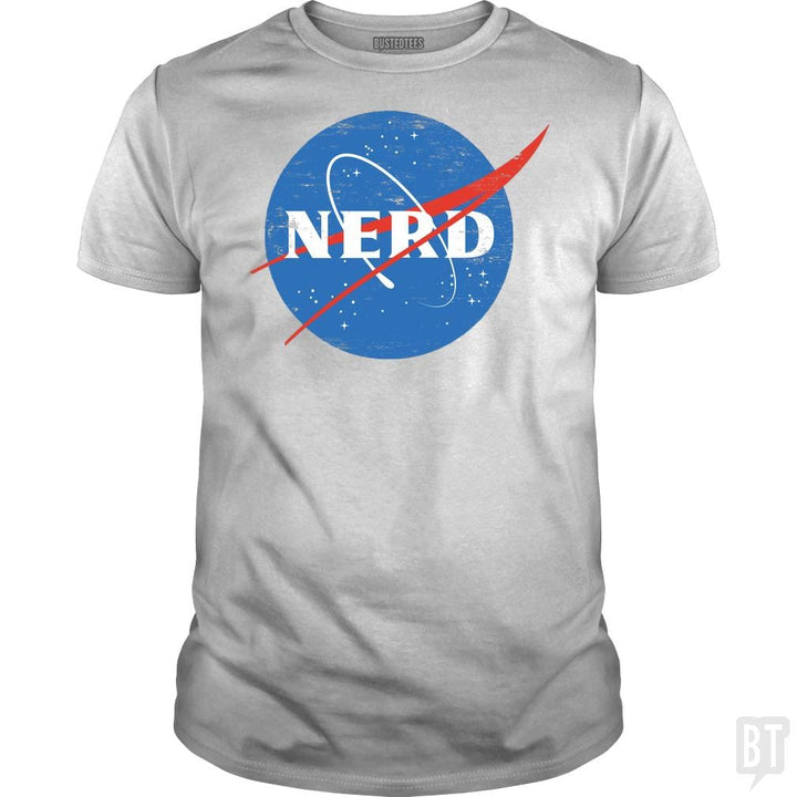 SunFrog-Busted BustedTees Classic Guys / Unisex Tee / White / S Nerd